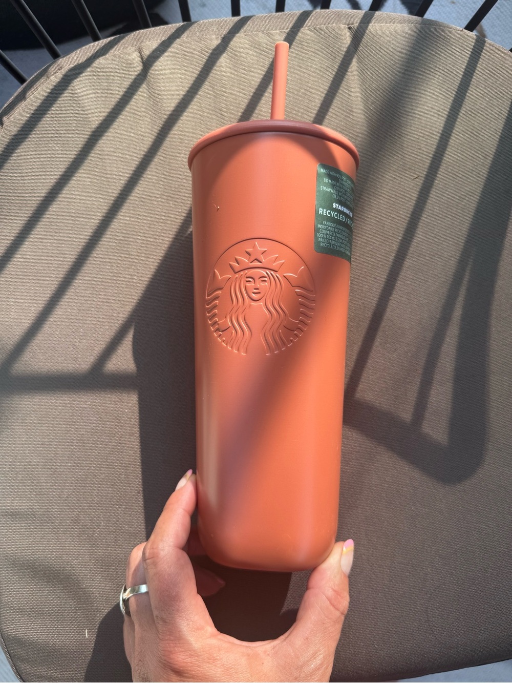 Starbucks Matte Terracotta Travel Mug in Warm Clay